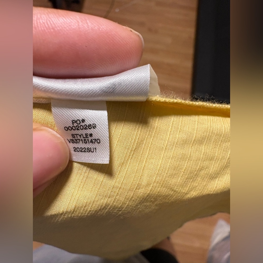 VINCE‎ Sweetheart Puff Sleeve Tiered Midi Dress - Picture 6 of 9